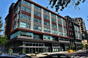 Ten Plus Architectural Louvers and Sunshades installed on Okanagan Centre for Innovation in Kelowna BC | InterCoast Building Solutions Vancouver