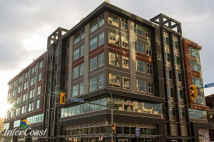 Ten Plus Architectural Louvers and Sunshades installed on Okanagan Centre for Innovation in Kelowna BC | InterCoast Building Solutions Vancouver